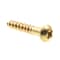 Prime-Line Wood Screw, Round Head, Phillips Drive No. 8 X 1in Solid Brass 25PK 9207803 - alternate 1
